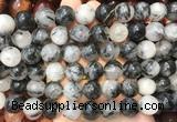 LSBS237 15 inches 14mm round black rutilated quartz beads wholesale