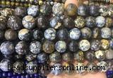 LSBS242 15 inches 14mm round ocean agate gemstone beads wholesale