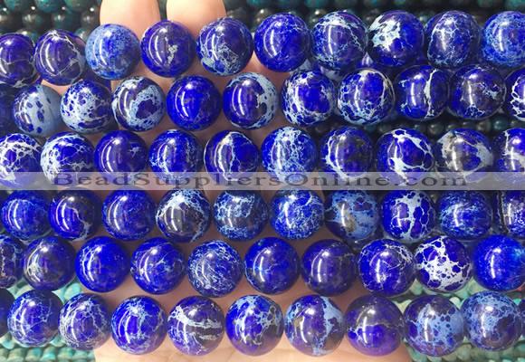 LSBS243 15 inches 14mm round imperial jasper gemstone beads wholesale