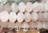 LSBS255 15 inches 20*28mm - 22*30mm rondelle rose quartz gemstone beads wholesale