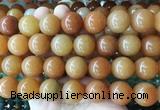 LSBS261 15 inches 18mm round red aventurine gemstone beads wholesale