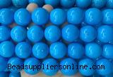 LSBS284 15 inches 20mm round dark blue howlite turquoise gemstone beads wholesale