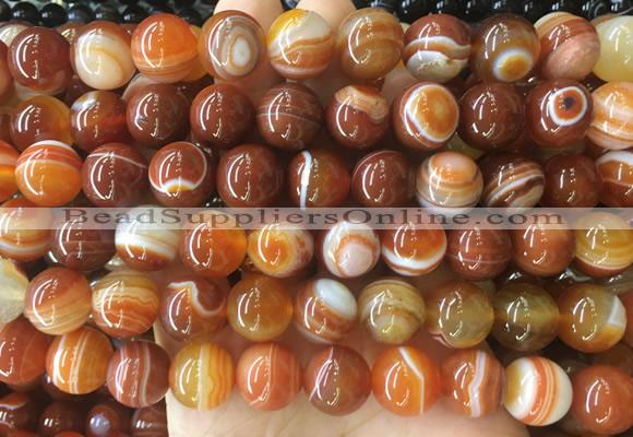 LSBS300 15 inches 14mm round banded agate gemstone beads wholesale