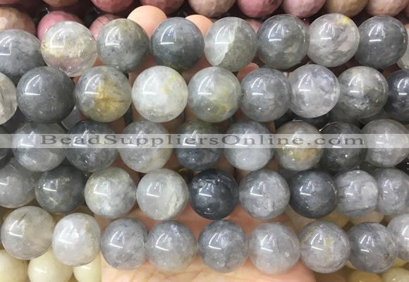LSBS318 15 inches 18mm round cloudy quartz gemstone beads wholesale