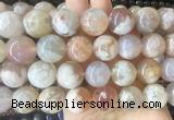 LSBS37 15 inches 17mm - 18mm round sakura agate gemstone beads wholesale