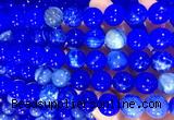 LSBS386 15 inches 14mm round dragon veins agate gemstone beads wholesale