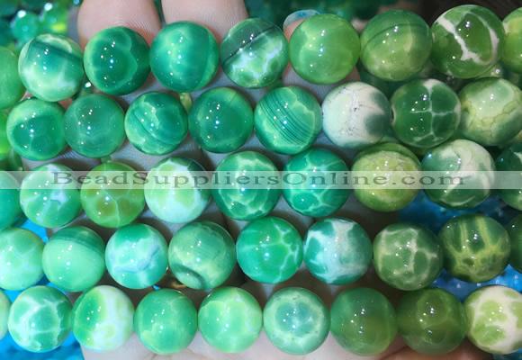 LSBS388 15 inches 14mm round dragon veins agate gemstone beads wholesale