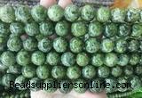 LSBS402 15 inches 14mm round peridot gemstone beads wholesale