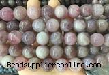 LSBS405 15 inches 16mm round madagascar rose quartz gemstone beads wholesale