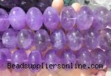 LSBS415 15 inches 20*28mm - 22*30mm rondelle lavender amethyst beads wholesale