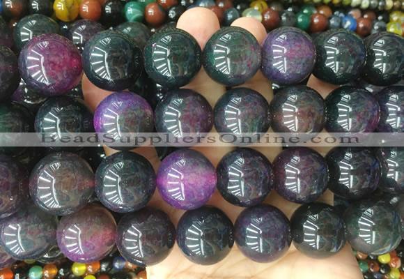LSBS432 15 inches 20mm round agate gemstone beads wholesale