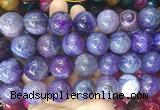 LSBS438 15 inches 20mm round agate gemstone beads wholesale