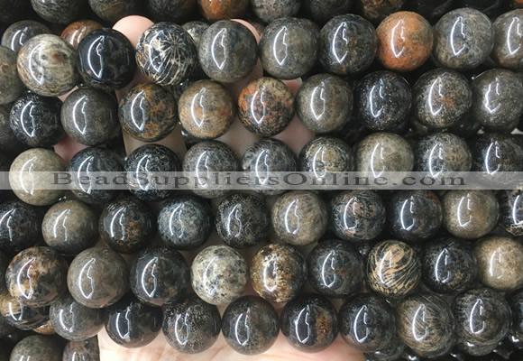 LSBS444 15 inches 16mm round chrysanthemum agate beads wholesale