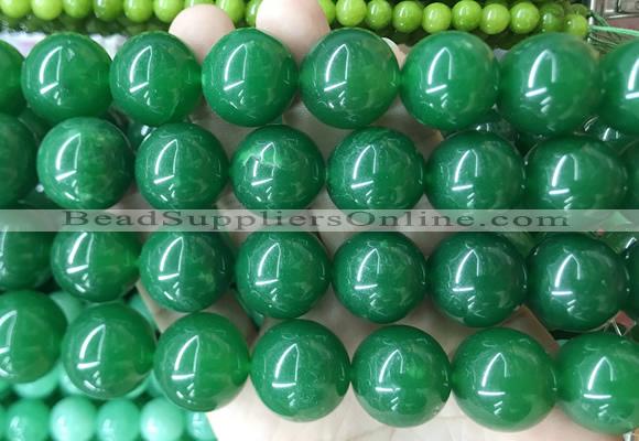 LSBS451 15 inches 20mm round candy jade gemstone beads wholesale