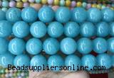 LSBS455 15 inches 20mm round candy jade gemstone beads wholesale