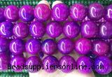 LSBS457 15 inches 20mm round candy jade gemstone beads wholesale