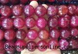 LSBS471 15 inches 20mm faceted round agate gemstone beads wholesale
