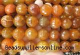 LSBS472 15 inches 20mm faceted round agate gemstone beads wholesale