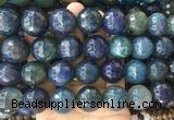 LSBS474 15 inches 20mm faceted round agate gemstone beads wholesale