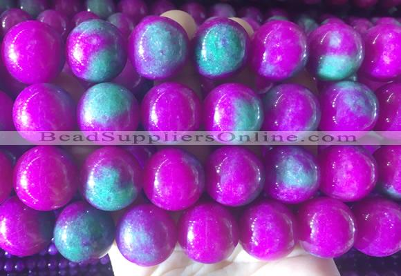 LSBS487 15 inches 20mm round candy jade gemstone beads wholesale