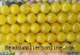 LSBS494 15 inches 16mm round candy jade gemstone beads wholesale
