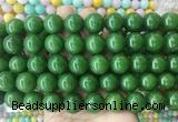LSBS496 15 inches 16mm round candy jade gemstone beads wholesale