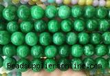 LSBS497 15 inches 16mm round candy jade gemstone beads wholesale