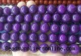 LSBS499 15 inches 16mm round candy jade gemstone beads wholesale
