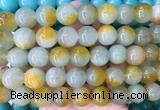 LSBS501 15 inches 16mm round candy jade gemstone beads wholesale