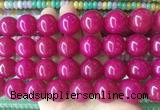 LSBS504 15 inches 18mm round candy jade gemstone beads wholesale