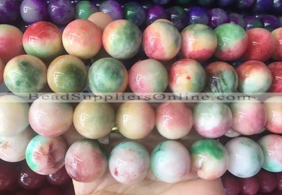 LSBS532 15 inches 20mm round malaysian jade gemstone beads wholesale