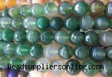 LSBS550 15 inches 16mm faceted round agate gemstone beads wholesale