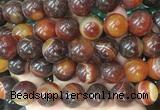 LSBS558 15 inches 18mm round agate gemstone beads wholesale