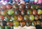 LSBS559 15 inches 18mm round agate gemstone beads wholesale