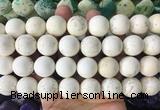LSBS647 15 inches 18mm round howlite turquoise gemstone beads wholesale