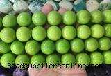 LSBS650 15 inches 18mm round howlite turquoise gemstone beads wholesale