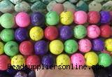 LSBS654 15 inches 18mm round howlite turquoise gemstone beads wholesale