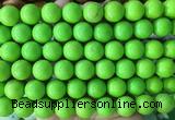 LSBS737 15 inches 14mm round howlite turquoise gemstone beads wholesale