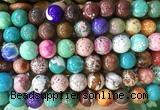 LSBS739 15 inches 14mm round howlite turquoise gemstone beads wholesale