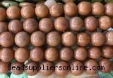 LSBS745 15 inches 16mm round howlite turquoise gemstone beads wholesale