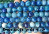 LSBS767 15 inches 14mm round agate gemstone beads wholesale