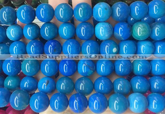 LSBS768 15 inches 14mm round agate gemstone beads wholesale