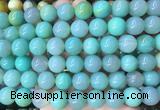 LSBS771 15 inches 14mm round agate gemstone beads wholesale