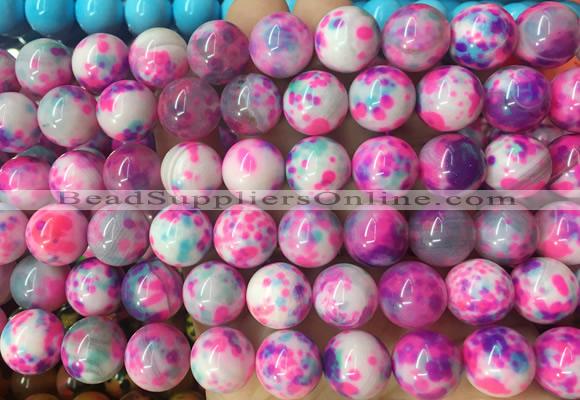 LSBS778 15 inches 14mm round agate gemstone beads wholesale