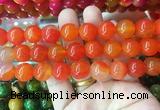 LSBS782 15 inches 14mm round agate gemstone beads wholesale