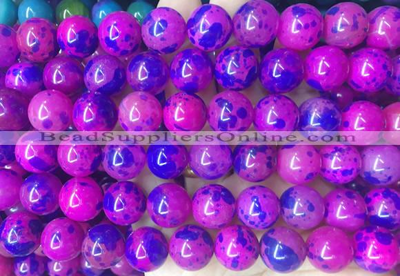 LSBS807 15 inches 14mm round agate gemstone beads wholesale