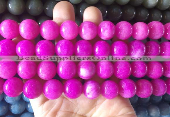 LSBS813 15 inches 14mm round candy jade gemstone beads wholesale