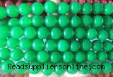 LSBS824 15 inches 14mm round candy jade gemstone beads wholesale