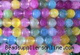 LSBS840 15 inches 14mm round candy jade gemstone beads wholesale