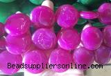 LSBS841 15 inches 30mm coin candy jade gemstone beads wholesale